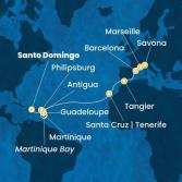 Antille, Isole Canarie, Marocco, Spagna, Francia, Italia