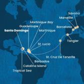 Repubblica Dominicana, Antille, Isole Canarie, Marocco, Spagna, Francia, Italia