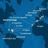 Antille, Isole Canarie, Marocco, Spagna, Francia, Italia