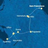 Stati Uniti, Hawai, Polinesia, Fiji, Australia
