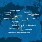 Stati Uniti, Hawai, Polinesia, Fiji, Australia, Giappone, Sud Korea, Taiwan, Cina