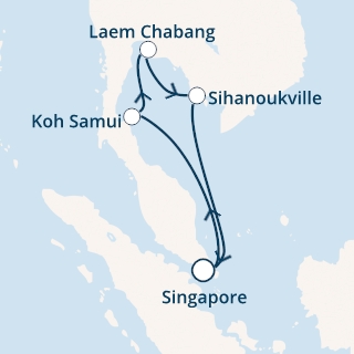 Singapore, Thailandia, Cambogia