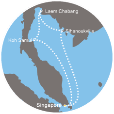 Singapore, Cambogia, Thailandia