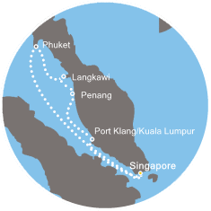 Singapore, Thailandia, Malesia