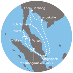 Singapore, Malesia, Thailandia, Cambogia