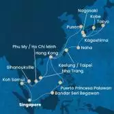 Singapore, Filippine, Cina, Taiwan, Giappone, Sud Korea, Vietnam, Cambogia