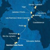 Brasile, Isole Canarie, Marocco, Spagna, Portogallo, Francia, Gran Bretagna