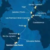 Brasile, Isole Canarie, Marocco, Spagna, Portogallo, Francia, Gran Bretagna