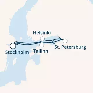 COSTA MAGICA - Itinerario di 6 notti partendo da STOCCOLMA il 22/06/2019 - Svezia, Finlandia, Russia, Estonia