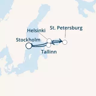 COSTA MAGICA - Itinerario di 6 notti partendo da STOCCOLMA il 04/07/2020 - Svezia, Finlandia, Russia, Estonia
