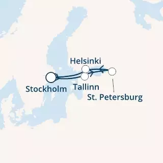COSTA MAGICA - Itinerario di 6 notti partendo da STOCCOLMA il 11/07/2020 - Svezia, Estonia, Russia, Finlandia