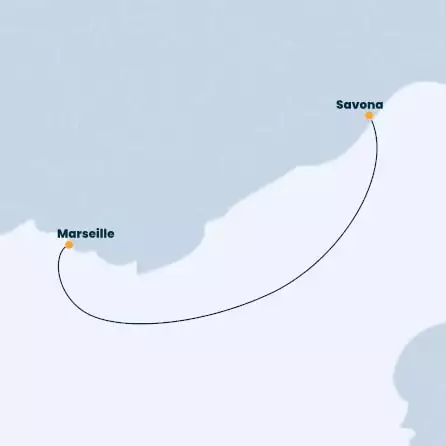 COSTA SMERALDA - Itinerario di 0 notti partendo da SAVONA il 01/04/2023 - Italia, Francia