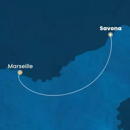COSTA FASCINOSA - Itinerario di 0 notti partendo da SAVONA il 01/12/2024 - Italia, Francia