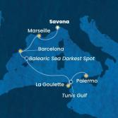 Italia, Francia, Spagna, Tunisia