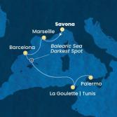 Italia, Francia, Spagna, Tunisia
