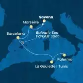 Italia, Francia, Spagna, Tunisia