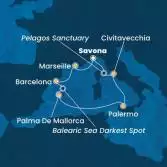 Italia, Francia, Spagna, Isole Baleari