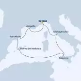 Italia, Francia, Spagna, Isole Baleari