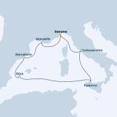 Italia, Francia, Spagna, Isole Baleari