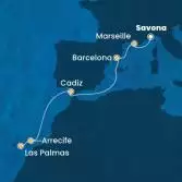 Italia, Francia, Spagna, Isole Canarie