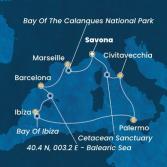 Italia, Francia, Spagna, Isole Baleari