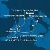 Italia, Francia, Spagna, Isole Baleari