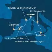 Italia, Francia, Spagna, Isole Baleari
