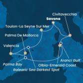 Italia, Francia, Spagna, Isole Baleari