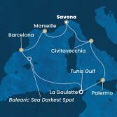 Italia, Francia, Spagna, Tunisia