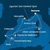 Italia, Spagna, Isole Baleari, Francia