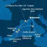 Italia, Spagna, Isole Baleari, Francia