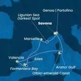 Italia, Spagna, Isole Baleari, Francia