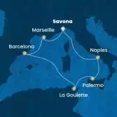 Italia, Tunisia, Spagna, Francia