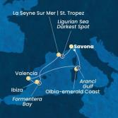 Italia, Spagna, Isole Baleari, Francia