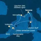 Italia, Spagna, Isole Baleari, Francia