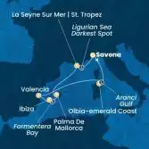 Italia, Spagna, Isole Baleari, Francia