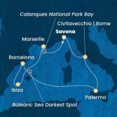 Italia, Francia, Isole Baleari, Spagna
