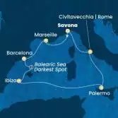 Italia, Francia, Spagna, Isole Baleari