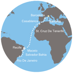 Spagna, Marocco, Isole Canarie, Brasile