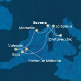 Italia, Francia, Spagna, Isole Baleari