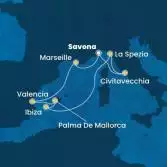 Italia, Francia, Spagna, Isole Baleari