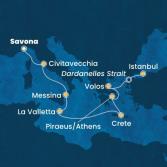 Italia, Malta, Grecia, Turchia