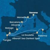 Italia, Francia, Spagna, Marocco, Tunisia