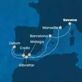 Italia, Spagna, Gibilterra, Portogallo, Francia