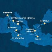 Italia, Malta, Grecia, Turchia