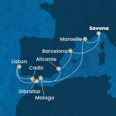 Italia, Spagna, Portogallo, Gibilterra, Francia