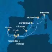 Italia, Spagna, Portogallo, Gibilterra, Francia