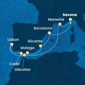 Italia, Spagna, Portogallo, Gibilterra, Francia