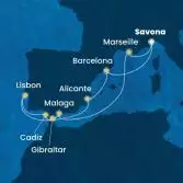 Italia, Spagna, Portogallo, Gibilterra, Francia