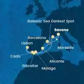 Italia, Spagna, Portogallo, Gibilterra, Francia